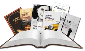 Libros icónicos como "1984", "Cien años de soledad" y "El gran Gatsby" forman parte de los mejores libros de la historia, junto a "El Principito" y "Diario de Ana Frank".