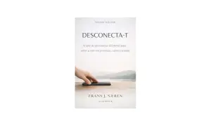 Libro "Desconecta-T": El arte de cómo desengancharse del móvil para vivir con presencia. Mano soltando un móvil.