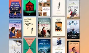 Una colección de **libros sorprendentes** con portadas variadas: thrillers, dramas y novelas históricas.