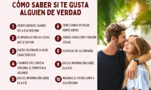 ¿Cómo saber si le gustas a un hombre? Señales de atracción: nervios, interés, disfrute de su compañía y ganas de pasar tiempo juntos.