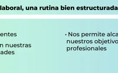 Una rutina diaria perfecta en el trabajo nos hace más eficientes, nos ayuda a cumplir responsabilidades y alcanzar objetivos profesionales.