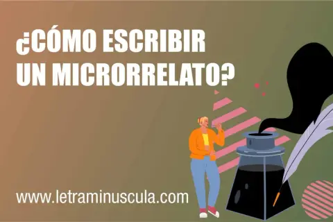 ¿Cómo escribir un microrrelato? Una persona inspírate con tinta y pluma, ideal para ejemplos de microrrelatos.