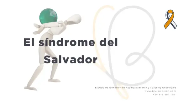 Marioneta de madera con un globo terráqueo en la cabeza, representando el síndrome del salvador.