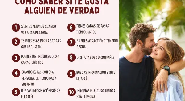 ¿Cómo saber si le gustas a un hombre? Señales de atracción: nervios, interés, disfrute de su compañía y ganas de pasar tiempo juntos.