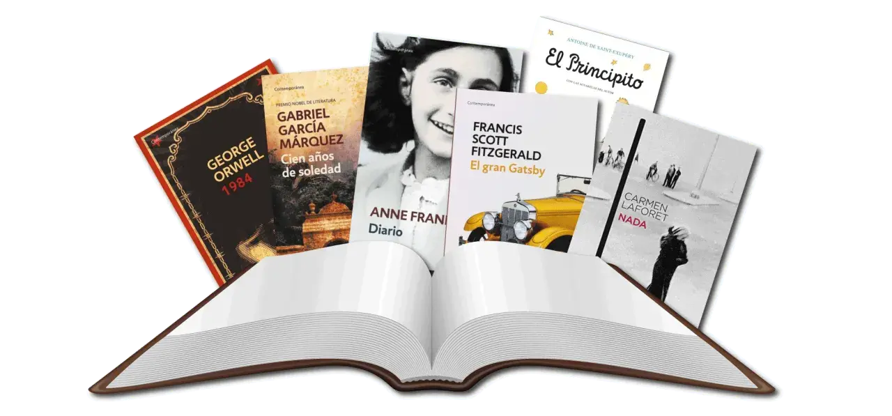 Libros icónicos como "1984", "Cien años de soledad" y "El gran Gatsby" forman parte de los mejores libros de la historia, junto a "El Principito" y "Diario de Ana Frank".