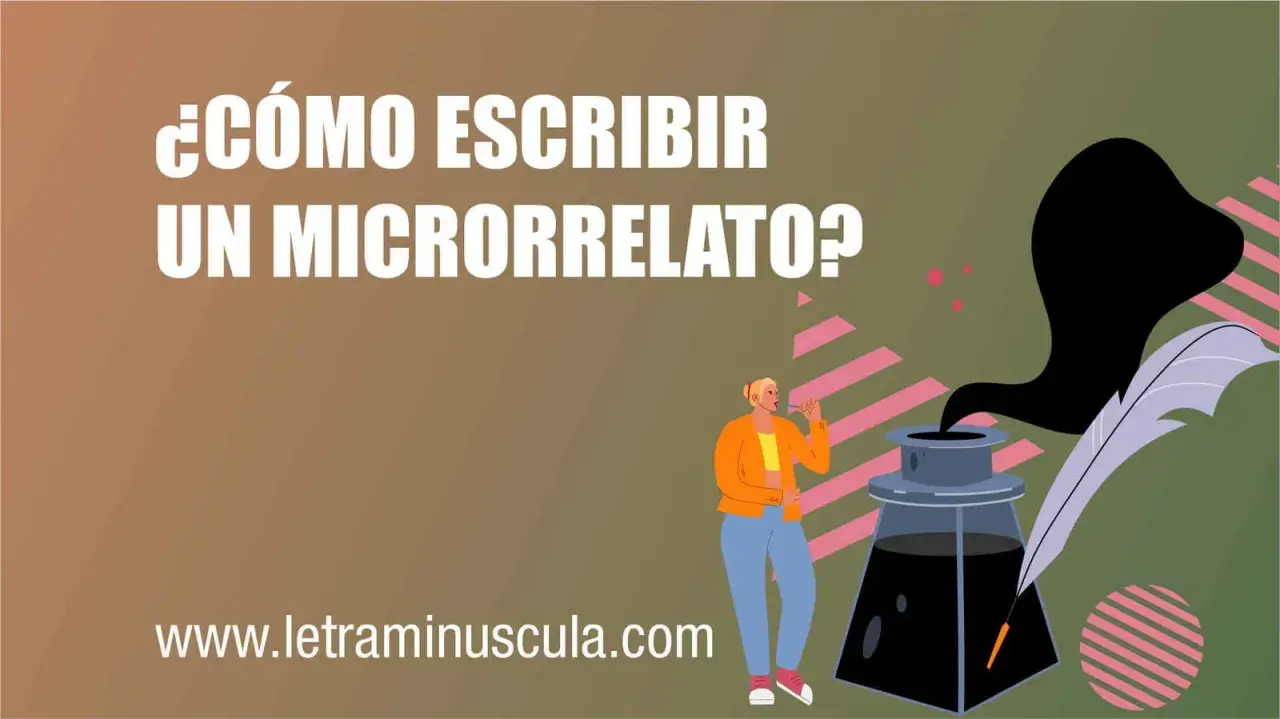 ¿Cómo escribir un microrrelato? Una persona inspírate con tinta y pluma, ideal para ejemplos de microrrelatos.