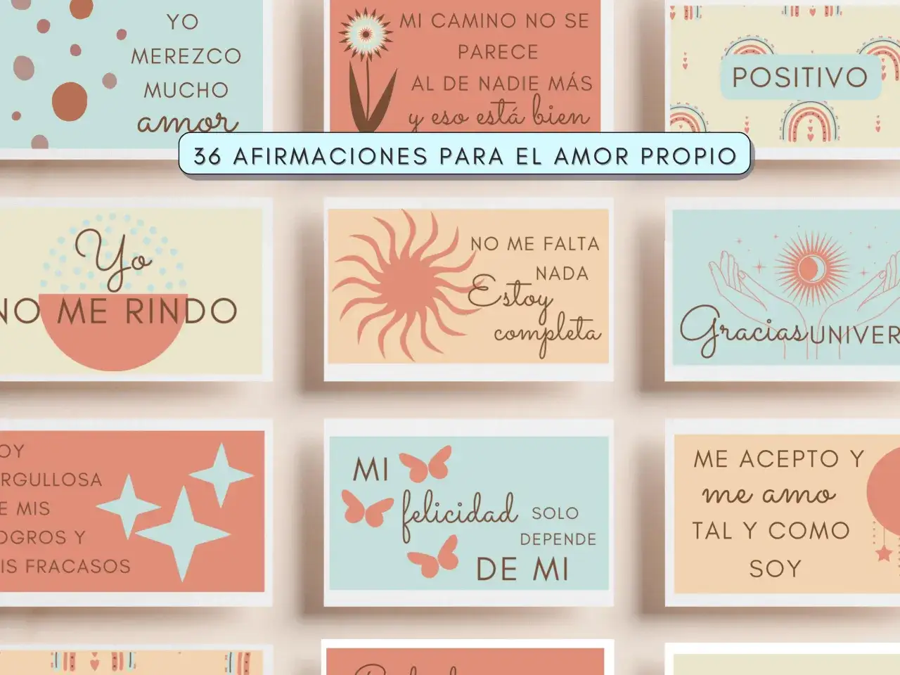 Tarjetas con frases de amor propio como 