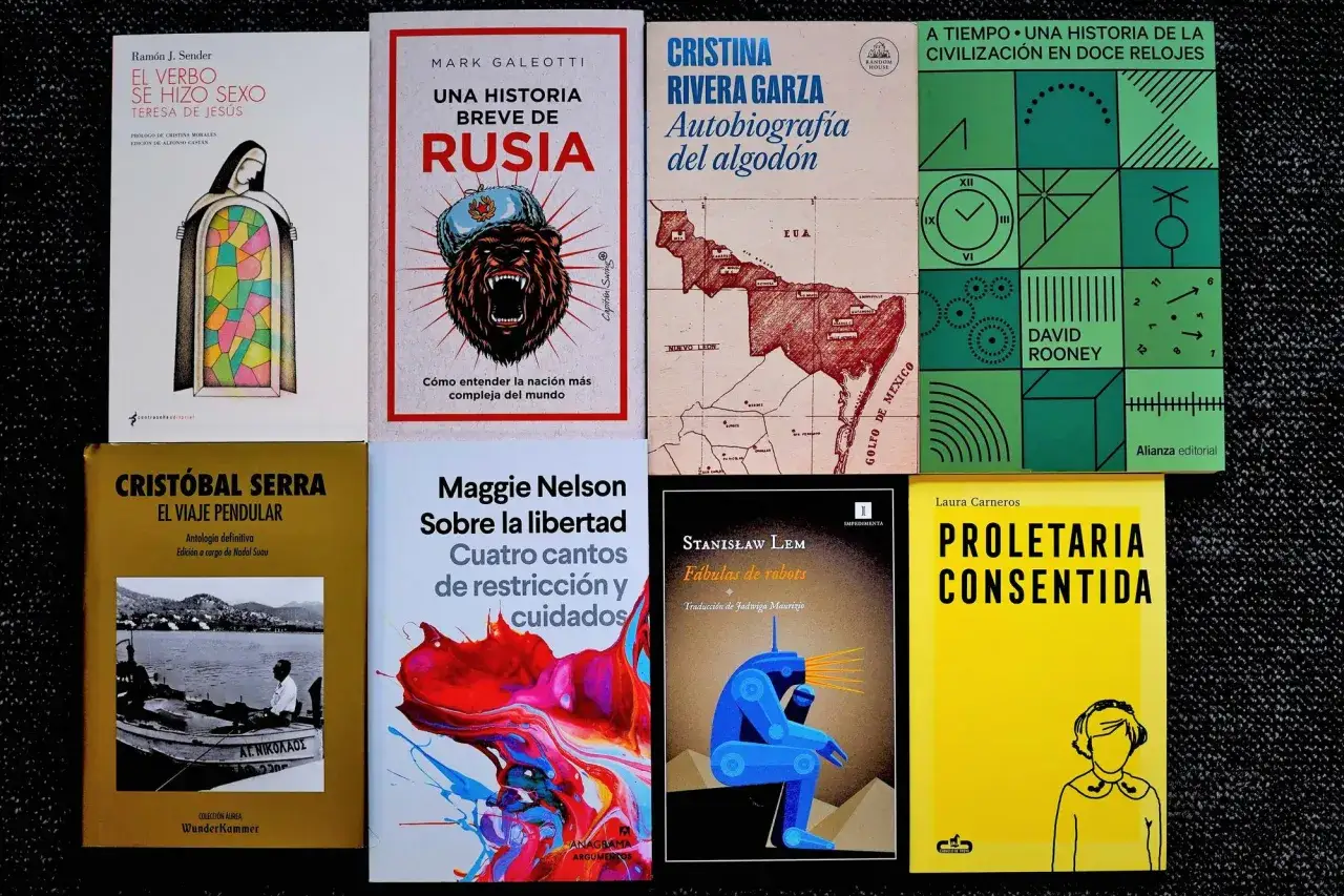 Una selecci&oacute;n de &uacute;ltimos libros publicados: 