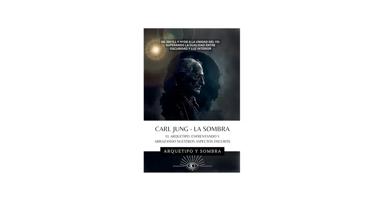 Ilustraci&oacute;n de Carl Jung y la sombra, explorando la dualidad y la integraci&oacute;n. Frases de Carl Jung sobre el arquetipo.
