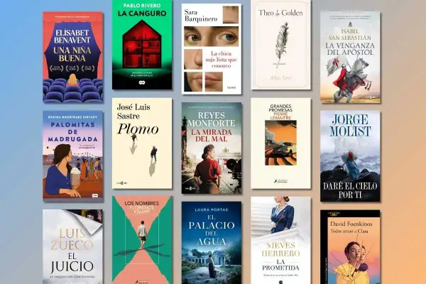 Una colección de **libros sorprendentes** con portadas variadas: thrillers, dramas y novelas históricas.