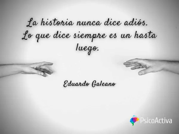 Manos extendidas, un adiós que es un hasta luego. Bonitas frases de luto que nos recuerdan que la historia nunca termina.