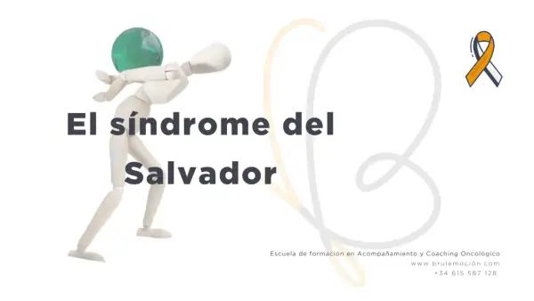 Marioneta de madera con un globo terráqueo en la cabeza, representando el síndrome del salvador.